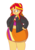 Size: 551x785 | Tagged: safe, artist:secretgoombaman12345, sunset shimmer, equestria girls, g4, bbw, belly button, fat, female, slobset shimmer, solo, wide hips