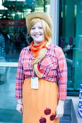 Size: 1366x2048 | Tagged: safe, applejack, human, g4, cosplay, irl, irl human, photo, solo