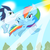 Size: 800x800 | Tagged: safe, artist:indieroses, artist:x-fizzy-x, rainbow dash, soarin', pegasus, pony, g4, female, flying, male, mare, ship:soarindash, shipping, stallion, straight