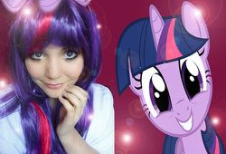 Size: 1085x737 | Tagged: safe, artist:yukilove2, twilight sparkle, human, g4, cosplay, irl, irl human, photo