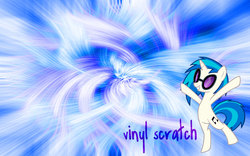 Size: 1920x1200 | Tagged: safe, artist:mooglenuggets, dj pon-3, vinyl scratch, g4, female, solo, wallpaper