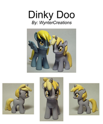 Size: 7087x8504 | Tagged: safe, artist:wyntercreations, derpy hooves, dinky hooves, pegasus, pony, g4, absurd resolution, brushable, customized toy, female, mare, toy