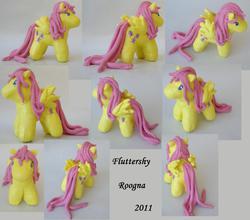 Size: 2420x2125 | Tagged: safe, artist:roogna, fluttershy, g4, craft, female, high res, irl, photo, sculpture, toy