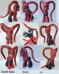 Size: 2400x3000 | Tagged: safe, artist:roogna, twi'lek, brushable, customized toy, darth talon, high res, ponified, star wars, toy