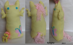 Size: 1300x800 | Tagged: safe, artist:roogna, fluttershy, g4, irl, photo, plushie, toy