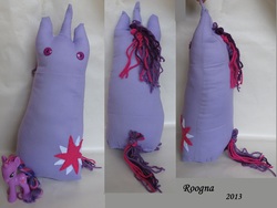 Size: 1165x875 | Tagged: safe, artist:roogna, twilight sparkle, g4, irl, photo, plushie, toy