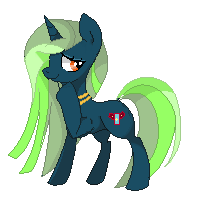 Size: 200x200 | Tagged: safe, artist:bantte, oc, oc only, oc:tarot card, pony, unicorn, pixel art, solo