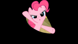 Size: 1366x768 | Tagged: safe, screencap, pinkie pie, g4, over a barrel, female, fourth wall, hey! that's what i said!, solo