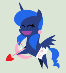 Size: 824x920 | Tagged: safe, artist:evilfrenzy, princess luna, g4, cupid, diaper, diaper fetish, female, fetish, non-baby in diaper, pointy ponies, solo