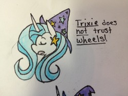 Size: 1280x960 | Tagged: safe, trixie, pony, unicorn, g4, female, mare, solo, traditional art