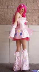 Size: 1119x2048 | Tagged: safe, pinkie pie, human, g4, cosplay, irl, irl human, photo, solo
