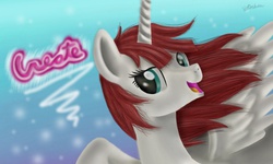 Size: 854x512 | Tagged: safe, artist:yoshiringo, oc, oc only, pony, lauren faust, ponified, solo