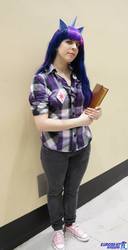 Size: 1045x2048 | Tagged: safe, twilight sparkle, human, g4, cosplay, irl, irl human, photo, solo