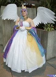 Size: 1489x2048 | Tagged: safe, artist:chochomaru, princess celestia, human, g4, cosplay, irl, irl human, photo, solo