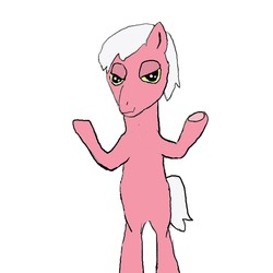 Size: 1600x1600 | Tagged: artist needed, safe, oc, oc only, oc:i hate you, pony, bipedal, solo