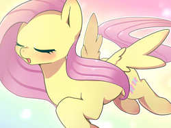 Size: 1600x1200 | Tagged: safe, artist:ayahana, fluttershy, g4, female, pixiv, solo