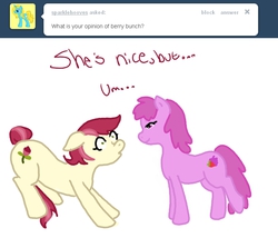 Size: 700x600 | Tagged: safe, berry punch, berryshine, roseluck, g4, ask, rosereplies, tumblr