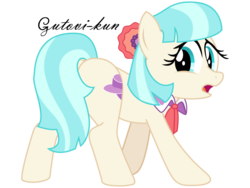 Size: 1024x768 | Tagged: safe, artist:gutovi, coco pommel, earth pony, pony, g4, butt, censored, covering, female, looking back, plot, simple background, solo, tail covering, transparent background, vector