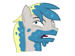 Size: 5333x4000 | Tagged: safe, artist:nedemai, hugh jelly, earth pony, pony, g4, faic, male, reaction image, simple background, solo, stallion, transparent background