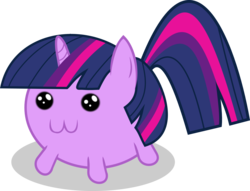 Size: 2207x1688 | Tagged: safe, artist:nedemai, twilight sparkle, g4, :3, chubbie, female, simple background, solo, transparent background
