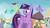 Size: 1920x1080 | Tagged: safe, screencap, apple cobbler, apple honey, linky, ponet, rainbowshine, red gala, shoeshine, spring melody, sprinkle medley, star bright, sunshower raindrops, twilight sparkle, alicorn, pony, g4, my little pony: friendship is magic, trade ya!, all new, apple family member, blushing, female, hub logo, lidded eyes, male, mare, out of context, stallion, twilight sparkle (alicorn)