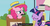 Size: 1600x830 | Tagged: safe, screencap, pinkie pie, twilight sparkle, alicorn, pony, g4, my little pony: friendship is magic, trade ya!, fake moustache, female, hat, hub logo, mare, meme, tennis, twilight sparkle (alicorn), youtube caption