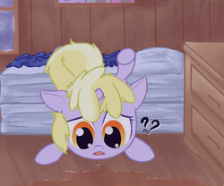 Size: 600x500 | Tagged: safe, artist:a6p, amethyst star, derpy hooves, dinky hooves, sparkler, pegasus, pony, unicorn, ask dinky doo, g4, blanket, female, filly, mare, solo, water