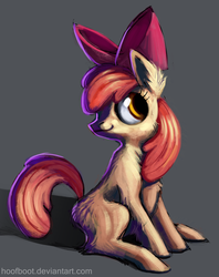 Size: 1688x2131 | Tagged: safe, artist:hoofboot, apple bloom, g4, female, solo