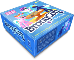 Size: 791x637 | Tagged: safe, oc, oc only, oc:blank canvas, oc:hoof beatz, oc:mane event, bronycon, april fools, box, bronycon mascots, hoofevent