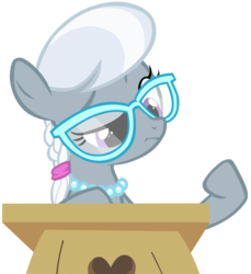 Size: 1901x2076 | Tagged: safe, artist:cloudy glow, silver spoon, earth pony, pony, g4, female, simple background, solo, transparent background