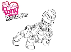 Size: 1500x1100 | Tagged: artist needed, safe, pony, g3, female, ponified, robocop, solo