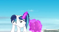 Size: 1920x1040 | Tagged: safe, shining armor, g4, carl the rhino, crossover, fight