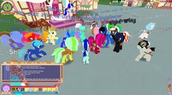 Size: 1202x665 | Tagged: safe, oc, oc only, oc:velvet remedy, legends of equestria, game, sugarcube corner