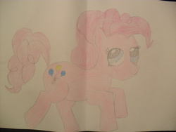 Size: 4000x3000 | Tagged: safe, artist:xdepthsoftheheavensx, pinkie pie, g4, female, solo, traditional art