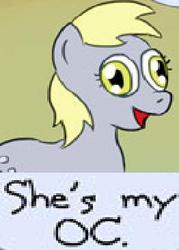 Size: 262x365 | Tagged: safe, artist:fadri, derpy hooves, pegasus, pony, g4, expand dong, exploitable meme, female, mare, meme, solo