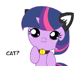 Size: 400x350 | Tagged: safe, artist:jdan-s, twilight sparkle, pony, g4, :3, animated, bell, bell collar, bipedal, cat bell, cat ears, collar, cute, dancing, female, filly, filly twilight sparkle, kitty cat dance, smiling, solo, twiabetes, twilight cat, weapons-grade cute, wink, younger