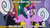 Size: 800x450 | Tagged: safe, edit, edited screencap, screencap, twilight sparkle, alicorn, pony, g4, my little pony: friendship is magic, trade ya!, crown, danganronpa, female, gavel, hammer, hub logo, image macro, judge twilight, magic, mare, meme, monokuma, new crown, punishment, solo, tiara, twilight sparkle (alicorn)