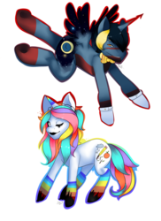 Size: 762x1048 | Tagged: safe, artist:gio-dude, don't hug me i'm scared, notepad (dhmis), ponified, tony the talking clock
