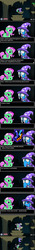 Size: 266x1920 | Tagged: safe, artist:marcusmaximus, minty, trixie, cockatrice, minty fresh adventure, g4, cape, clothes, comic, dialogue, disguise, duo, fake moustache, fresh minty adventure, glasses, grappling hook, great and powerful, hat, pony platforming project, socks, trixie's cape, trixie's hat, video game