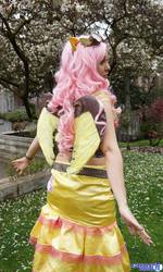 Size: 1228x2048 | Tagged: safe, artist:ani-mia, fluttershy, human, g4, 2014, clothes, cosplay, emerald city comic con, irl, irl human, photo, skirt, solo, steampunk