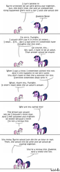 Size: 450x1289 | Tagged: safe, artist:foudubulbe, sweetie belle, twilight sparkle, alicorn, pony, g4, comic, cute, diasweetes, female, mare, pointy ponies, twilight sparkle (alicorn)