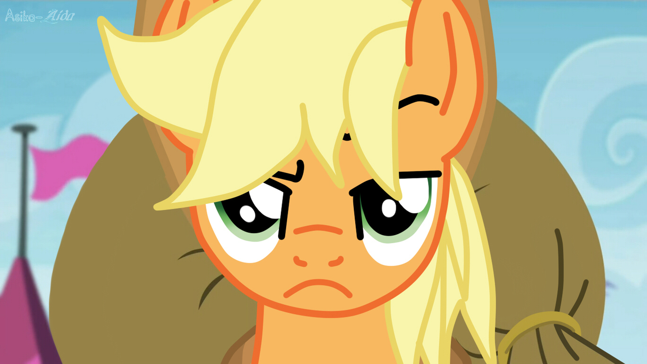 606393 Safe Artist Asika Aida Applejack Trade Ya Applejack Male