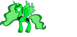 Size: 1324x638 | Tagged: safe, princess luna, g4, female, recolor, simple background, solo