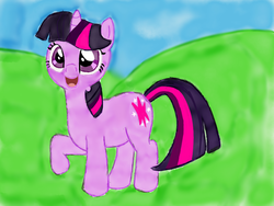 Size: 1024x768 | Tagged: safe, artist:hurricanechiela, twilight sparkle, g4, female, solo