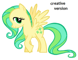 Size: 644x498 | Tagged: safe, fluttershy, g4, donut steel, female, recolor, solo