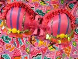 Size: 960x720 | Tagged: safe, pinkie pie, g4, bra, brushable, clothes, irl, photo, solo, toy, underwear