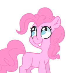 Size: 600x600 | Tagged: safe, artist:pegacornss, pinkie pie, g4, female, simple background, solo, transparent background