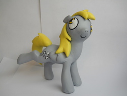 Size: 2592x1944 | Tagged: safe, artist:earthenpony, derpy hooves, pegasus, pony, g4, explicit source, female, mare, sculpture