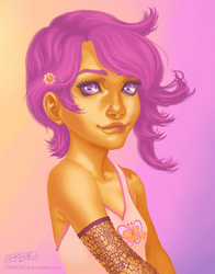 Size: 1571x2000 | Tagged: safe, artist:sssberg, scootaloo, human, g4, female, humanized, solo