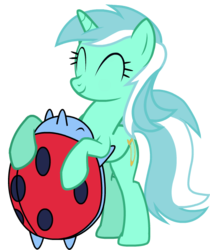 Size: 524x623 | Tagged: safe, artist:sersys, lyra heartstrings, g4, bravest warriors, catbug